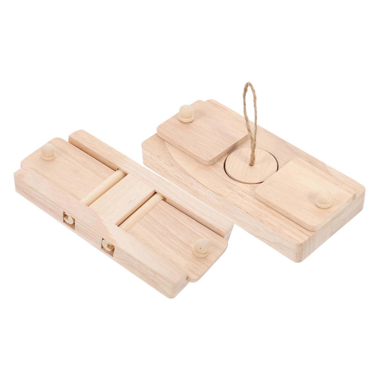 Toyvian Giocattoli per Criceti in Materiale Naturale Confezione 2 Unit per Gabbie da Roditori