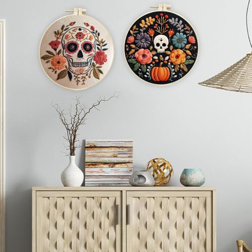 Kit broderie Halloween pour vos soirées cocooning d'automne