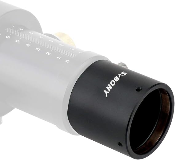 SVBONY SV158 2 Inch Telescope Extender, Optical Length 55mm (90mm) | for 2 Telescope Focusers and Accepts 2 Filters, Brass Compression Ring, Eyepiece extension Tube, Provide Extra Focuser