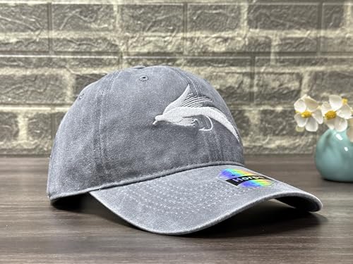 Image of Fishing Baseball Cap for Men Women, Adjustable Embroidered Fish Hat | Fishing Gear, Outdoor Adventure Design, Precision Embroidery Craft, One Size Adjustable Fit