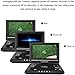 ACAGALA 9.8 Inch 16:9 Widescreen 270° Rotatable LCD Screen Home Car TV DVD Player Portable VCD Compact Disc MP3 Viewer with Game Function