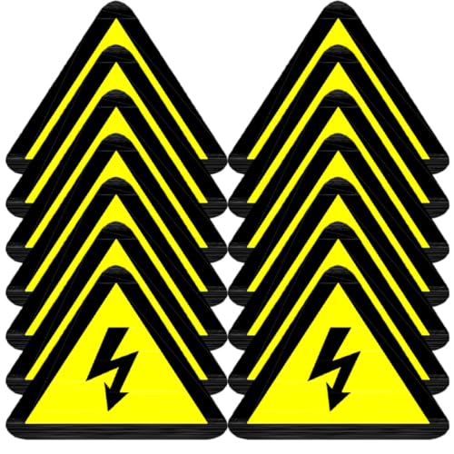 Autocollants d'avertissement haute tension pour prévenir les risques électriques