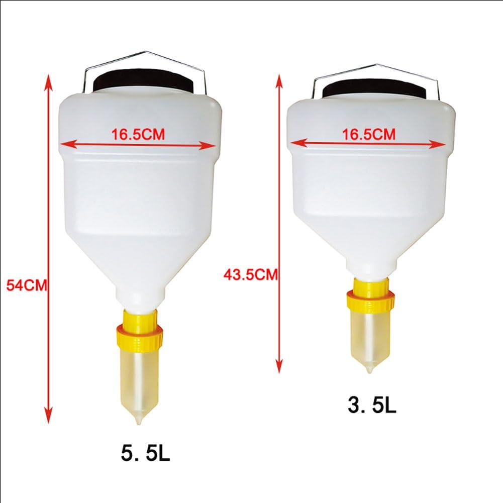 Saucenspender for Aufhängen, 3,5 l/5,5 l quadratische Quetschflasche for Saucen, nachfüllbare Saucenflasche, auslaufsicheres Design, for Tomaten-, Senf-, braune Sauce und Marmeladensaucen usw.(1PCS,5.