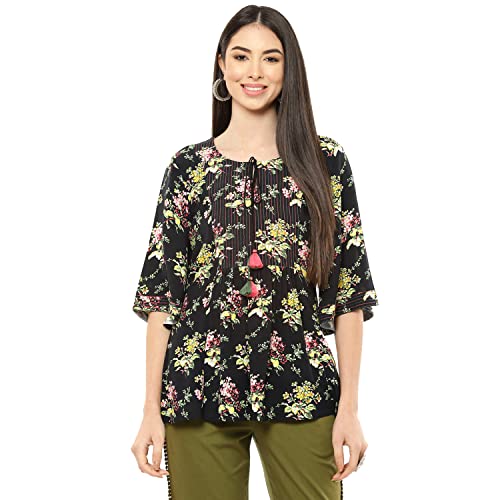 Image of Rangriti Women's Floral Regular Fit Shirt