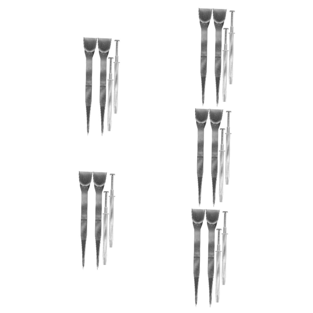 IMIKEYA 5sets Strumenti per Decorare Torte con Pinzette Inossidabile e Spruzzatori di Perle Utensili per Decorazioni di Torte e Biscotti Facile da Usare e Pulire