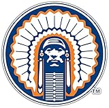 Decal Vinyl Sticker Illinois Fighting Illini NCAA Durable for Bumpers, Helmets, Laptops, Water...