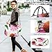 Pink Echinacea Flowers White Duffle Bag Women Travel & Cosmetic Pouch Set of 2, Fashion Womens Tote Duffle Bag Carry on Duffel Overnight