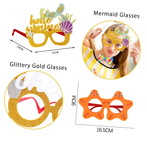 Abaodam 9 Peças Óculos Havaianos Suprimentos Para Festa Havaiana Óculos De Sol Para Crianças Óculos