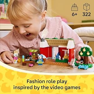LEGO Animal Crossing Able Sisters Clothing Shop Building Toy - Animal Crossing Toy Figures and Playset for Kids, Girls and Boys, Ages 6+ - Pretend Play Gift Idea for Birthdays - 77055 — photo 2 of 6