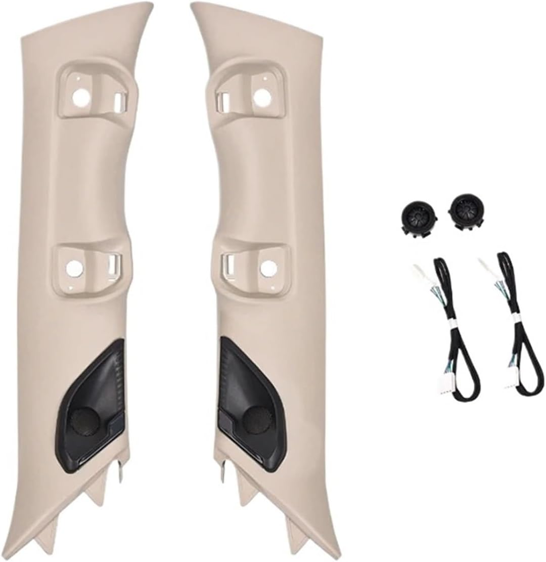 Compatible with Toyota Land Cruiser Prado 250 LC250 2024 2025 A Pillar High Frequency Speaker Replacemen Sound Kit Interior(A- Pillar Black 2PCS)