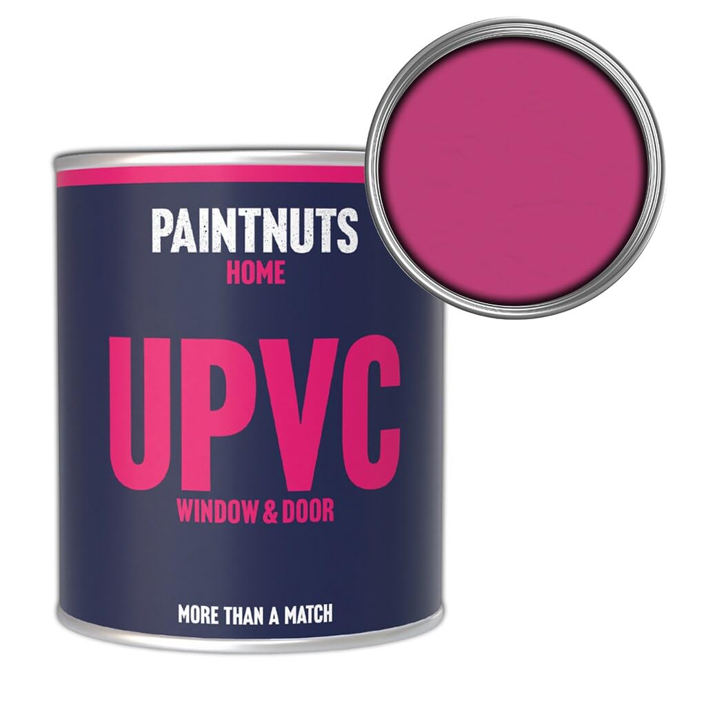 Paintnuts Upvc Window & Door Weatherproof Gloss PaintTelemagenta (Ral4010)250Ml Tin from B&Q