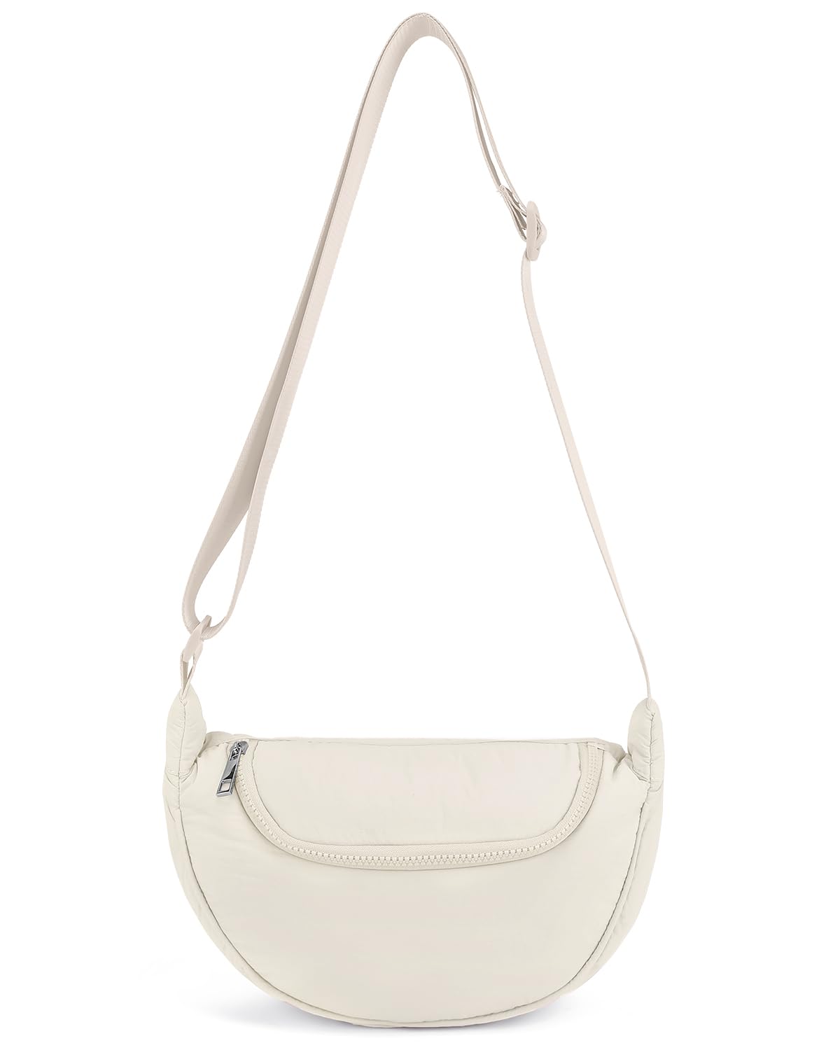 Crossbody Bags for Women Crescent Bag Nylon Sling Bag Purse with Adjustable Strap for Travel Daily