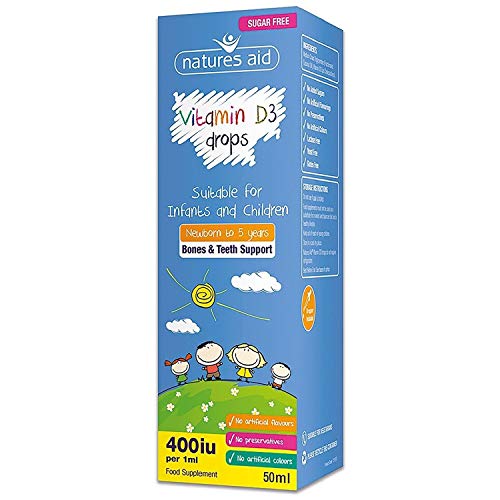 Image of (3 PACK) - Natures Aid - Vitamin D3 400iu Drops | 50ml | 3 PACK BUNDLE