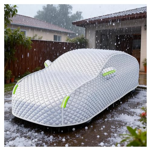 Hail Protector Truck Cover Truck Compatible with Chevy Silverado 1500 Crew Cab 2014-2019, 4-Layer Thickened Anti-Hail Car Cover,Waterproof, Sunproof, Windproof,Sandproof, Rain Snow j1112s