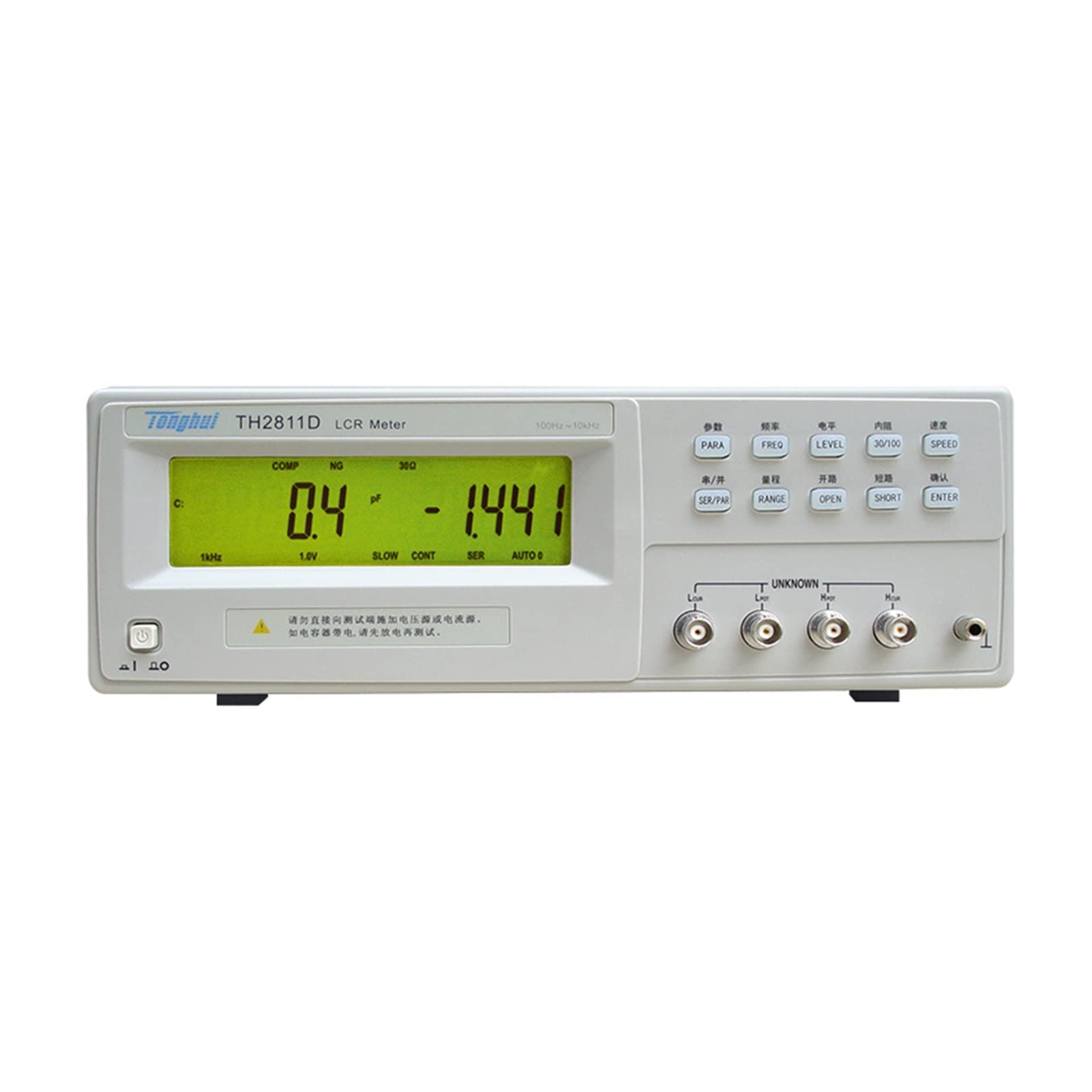TH2810D Digital LCR Tester de resistencia escritorio digital medidor 100Hz, 120Hz, 1kHz, 10 kHz con grande Lcd Pantalla y la función clasificación,Alta precisión