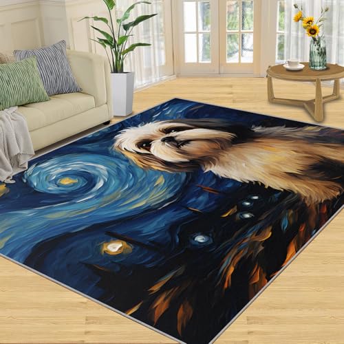 Tapete decorativo rectangular 3x4 ft MITOUJE