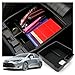 RUIYA für T*oyota Corolla E210 2019+ Mittelarmlehne Aufbewahrungsbox Corolla Mittelkonsole Organizer Tray Auto Armlehnen Zubehörs (schwarz)