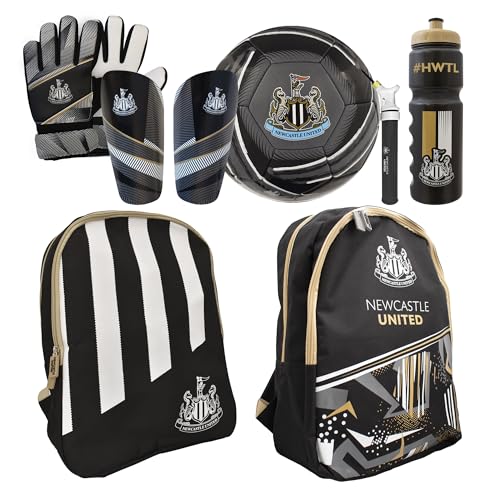 Sac de sport Newcastle United complet avec ballon taille 5 et bouteille 750 ml