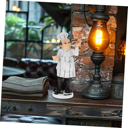 Figurine chef cuisinier décoration cuisine restaurant café statuette - 7