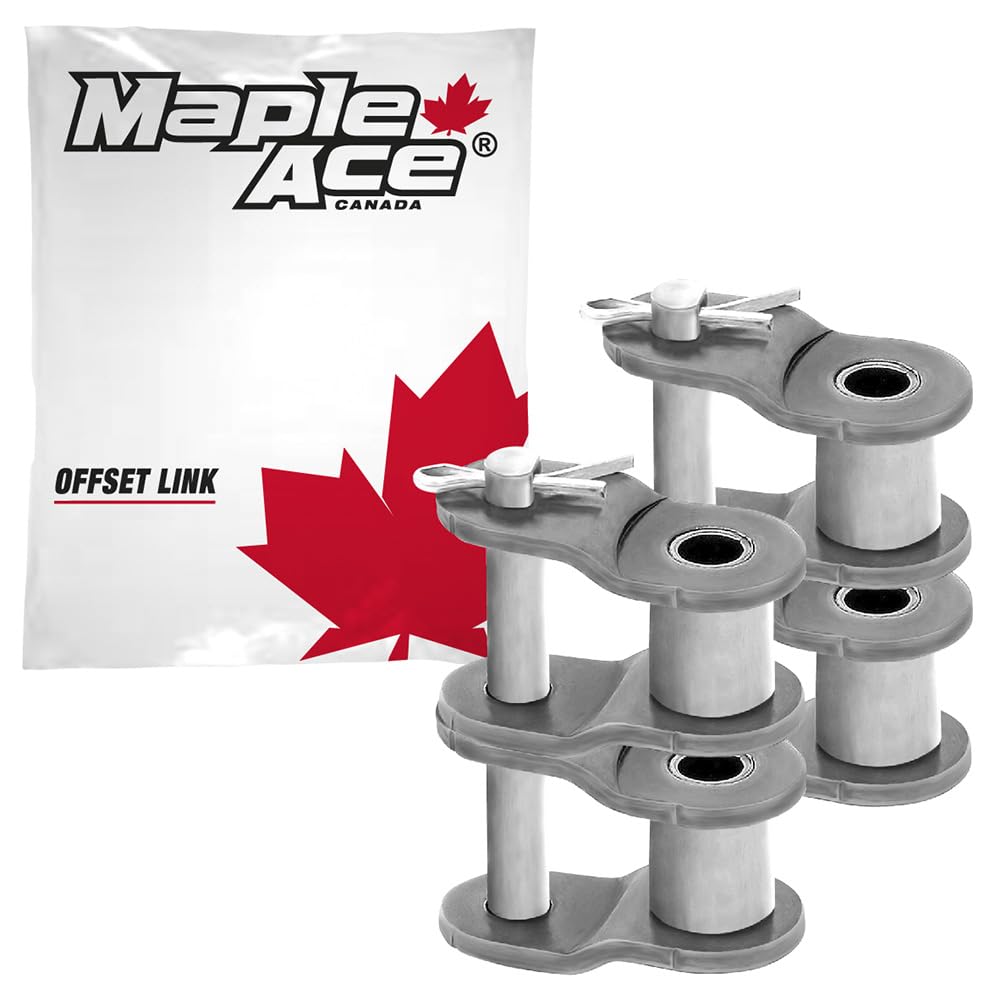 MAPLE ACE #35-2 Offset Half Link for Roller Chain Double Strand (Qty 2)