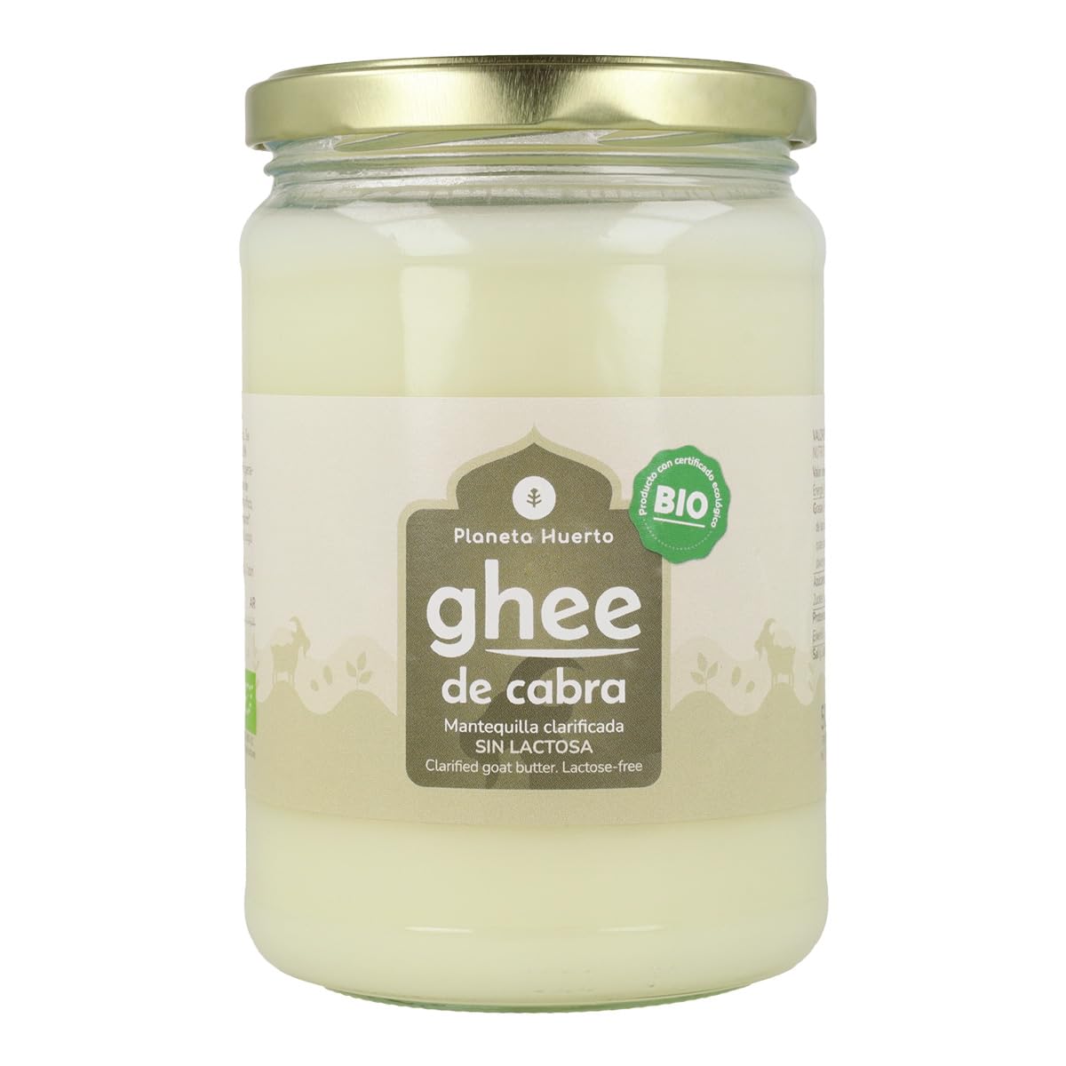 Planeta Huerto Ghee mantequilla clarificada de cabra ECO 500 g