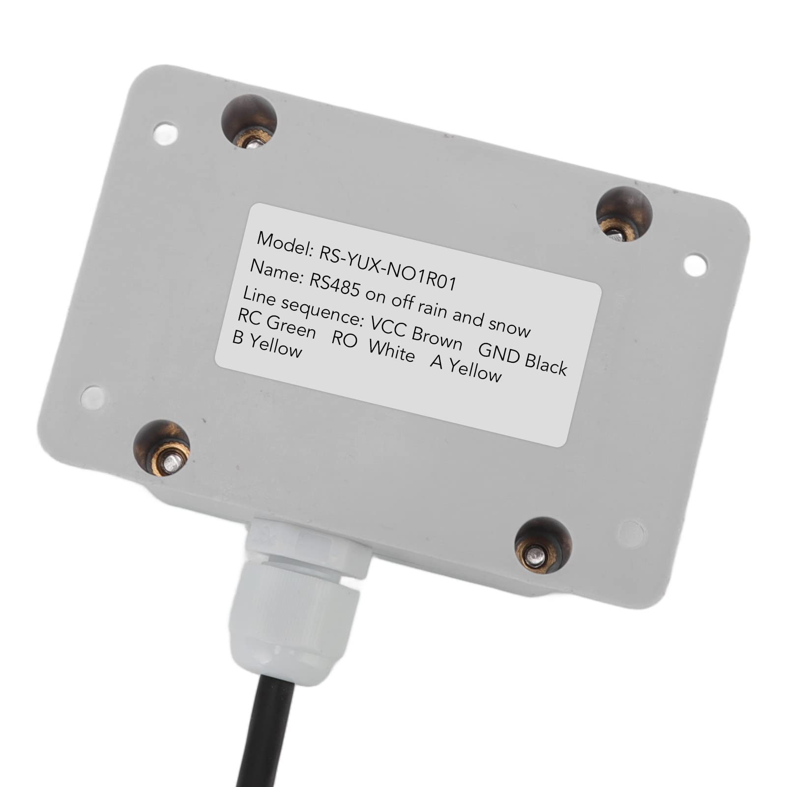Sensor De Lluvia Y Nieve, Salida De Relé 485 Transmisor De Viento Y Lluvia Para Edificios De Acuicultura De Invernadero, Sensor Exterior Del Transmisor De Lluvia Y Nieve