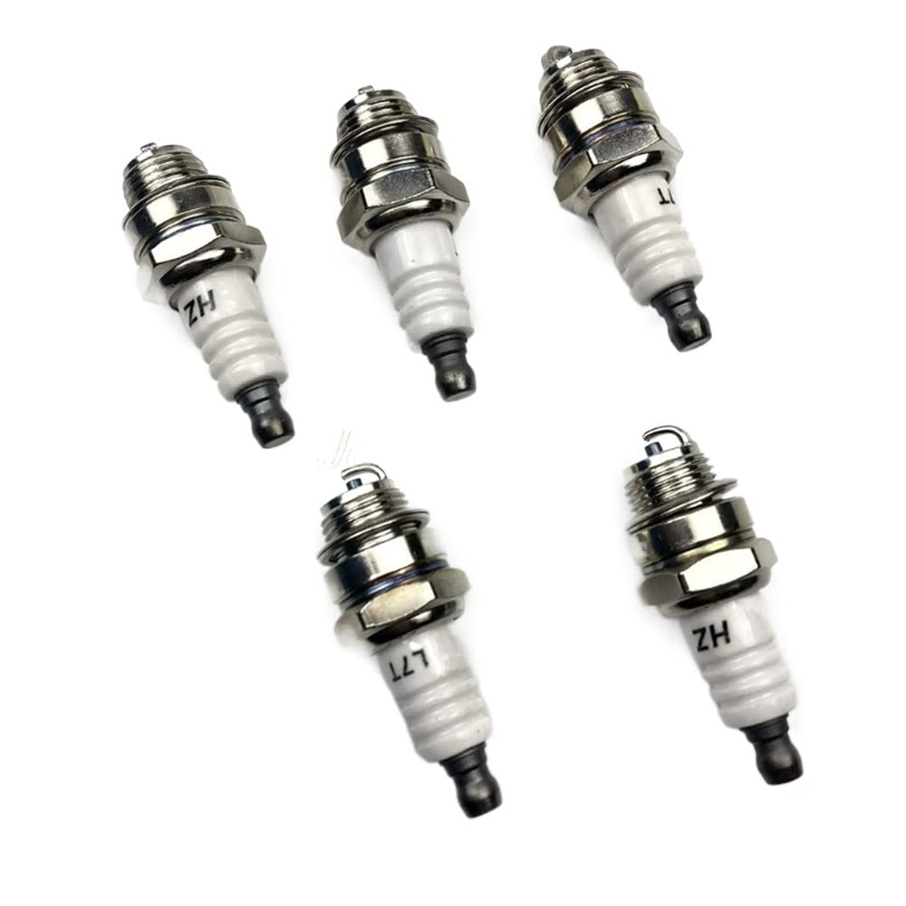 Bougies d'allumage 5 pièces pour souffleur de débroussailleuse L7T BM6A BPMR7A RCJ6Y RCJ7Y WSR5F 33 cc-49 CC, Accessoire de remplacement-V003