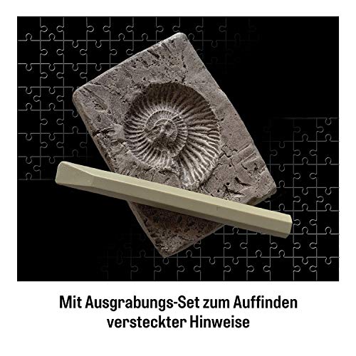 Die drei ??? Kids - Krimi Puzzle - T-Rex in Action von KOSMOS 680657, 200 Teile, Leuchtet im Dunkeln, Lesen, Puzzeln, Rätsel lösen… – Ansicht 5