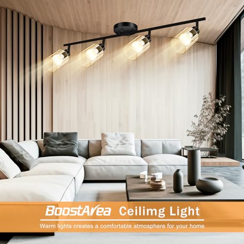 Boostarea4lightledtracklightglasslightshadetracklightingkits4waymodernceilingspotlightsforkitchendiningroombedroomhallwayflexiblyrotatablelightheadblacknotgu10bulb  Urban Country Home Decor Boostarea 4 light led track lightglass lightshade track lighting kits4 way modern ceiling spot lights for kitchendining roombedroomhallwayflexibly rotatable light headblacknot gu10 bulb  urban country home decor