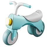 Ride on Toys Toddler Balance Bike with Headlight for 3 Years Old Children 4 Wheels Kids Balance Bike Ride On Toys with Pedal(Blue)