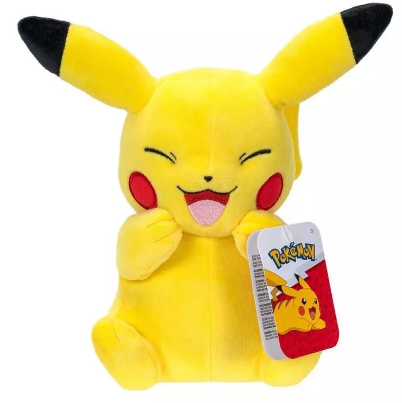 Pokémon PKW2587-20cm - Peluche Oficial de Pikachu