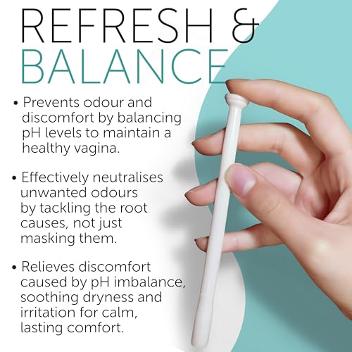 Image of pH Balance for Women | Vaginal Odor Eliminating Suppositories | Boric Acid Suppositories For Women | Homeopathic Support for Feminine Odor & Vaginal Microbiota Imbalance | 12 Vaginal Suppositories