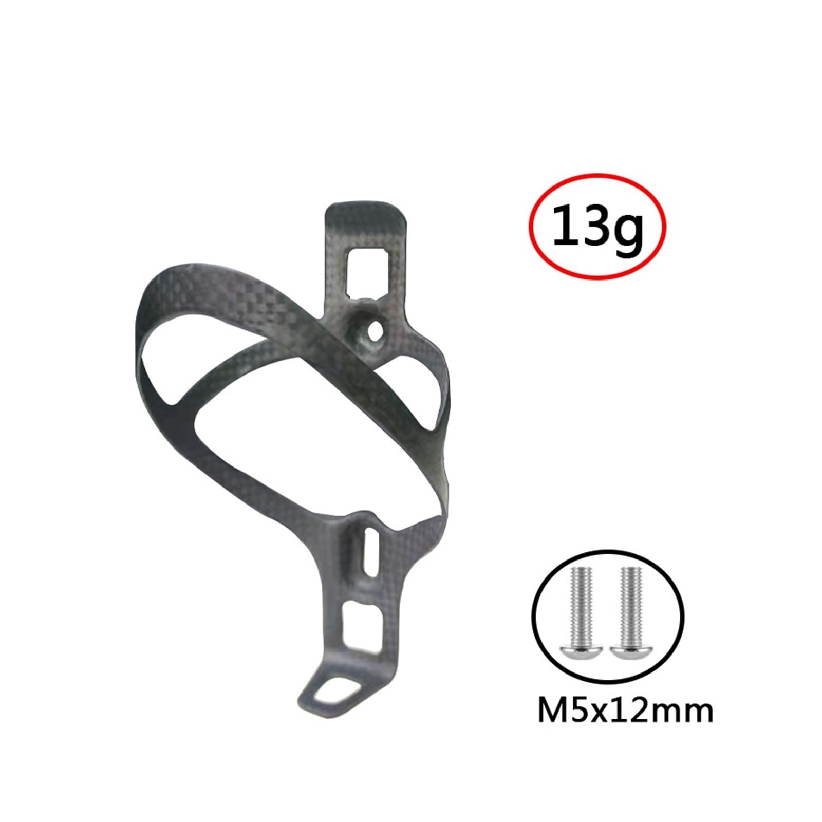 Ultraleichter Fahrradflaschenhalter aus mattierter Faser
