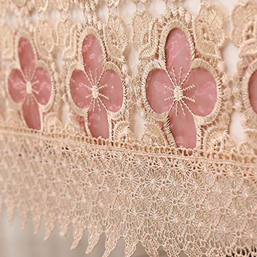 Table de salle à manger anti-rayures MU avec sa nappe en dentelle - 2