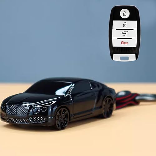 Rilnaewn Funda protectora para llave de automóvil ABS para Kia Forte Koup NIRO Optima Rio Sorento Soul Sportage Smart Key Fob Shell (M)