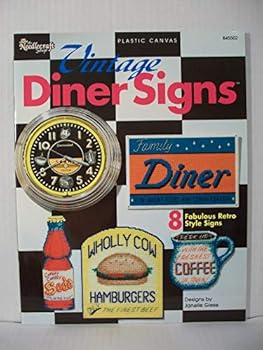 Paperback Vintage Diner Signs Book