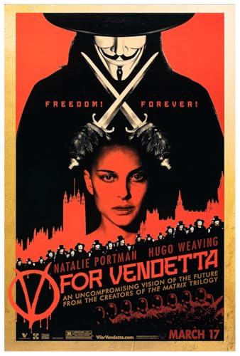 V for Vendetta - Natalie Portman - Movie Poster - 2006 - Teaser #4-8 x 12 Inches (US/CAN Only)