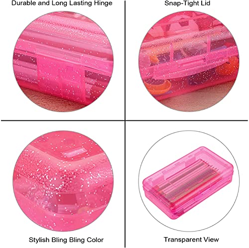 Image of Party Propz Geometry Box for Kids - 1 pc, Pencil Box for Kids | Compass Box for Girls | Geometry Box | Large Capacity Pencil Box For Girls | School Pouch