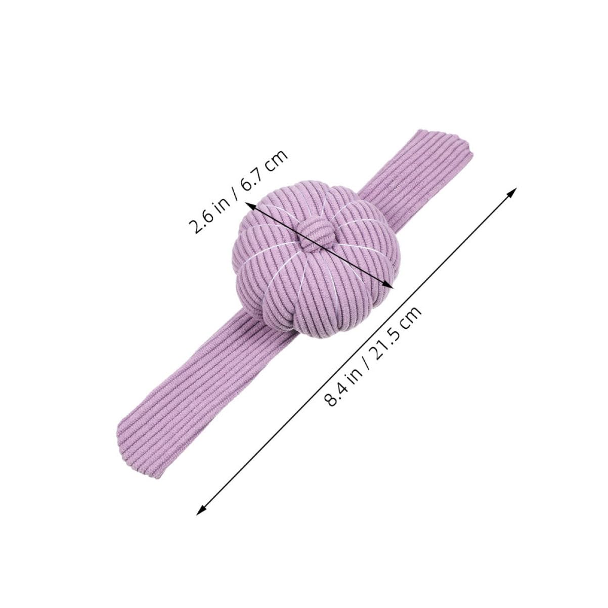 ULDIGI 2pcs Sewing Pin Cushion - Slap Bracelet Pin Cushion Cute Pumpkin Wristband Needle Holder for Embroidery Quilting Sewing Accessories