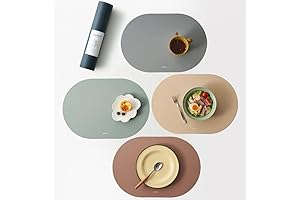 Placemats, Silicone Placemats, Set of 4