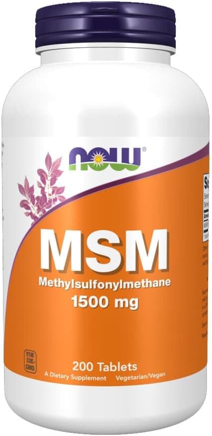 MSM Methylsulphonylmethane, 1500mg – 200 tabs