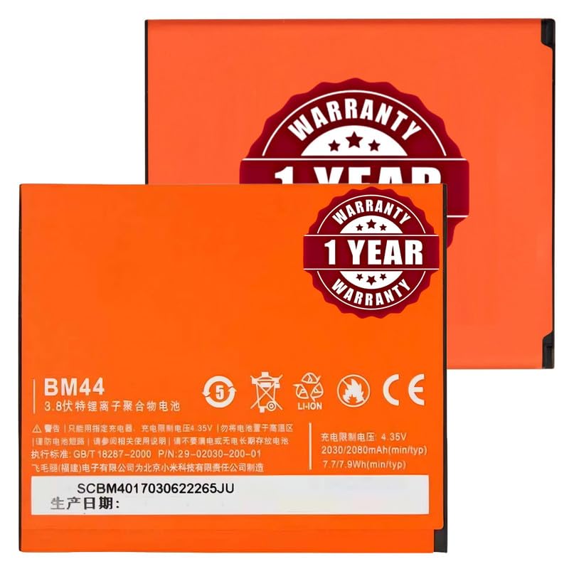 Original BM44 Battery Compatible for Xiaomi Redmi 2 - (2200mAh) - 1 Year Warranty_MC8