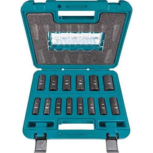 Makita A-99655 Deep well impact socket set, 3/8 in. drive, 14-piece