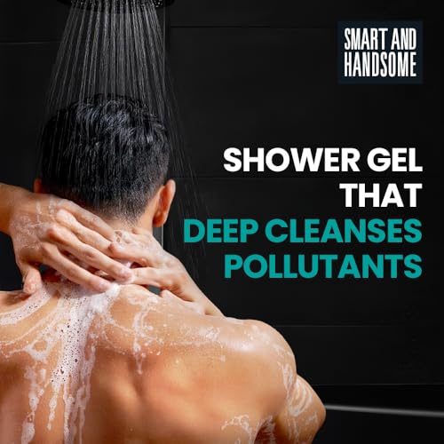 Image of Smart And Handsome Maxx Detox Shower Gel | Deep Cleanses Pollutants | Gently Exfoliates Dead Cells | With Ginseng To Revitalizes Dull Skin & Pha+Bha To Deep Cleanses Pollutants | 250ml