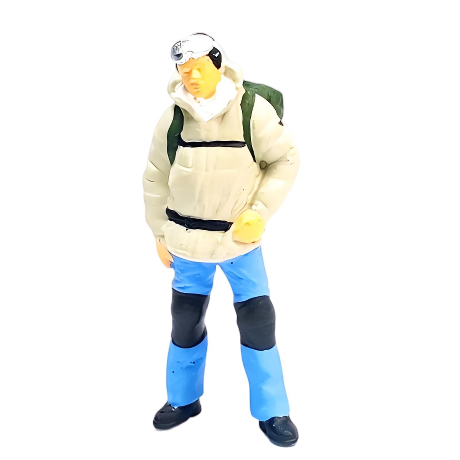 Hredyqw 1:87Th Scale Miniature Hiking Backpackers Rock Climbing Resin Figurines For Home Decors And Model Displays