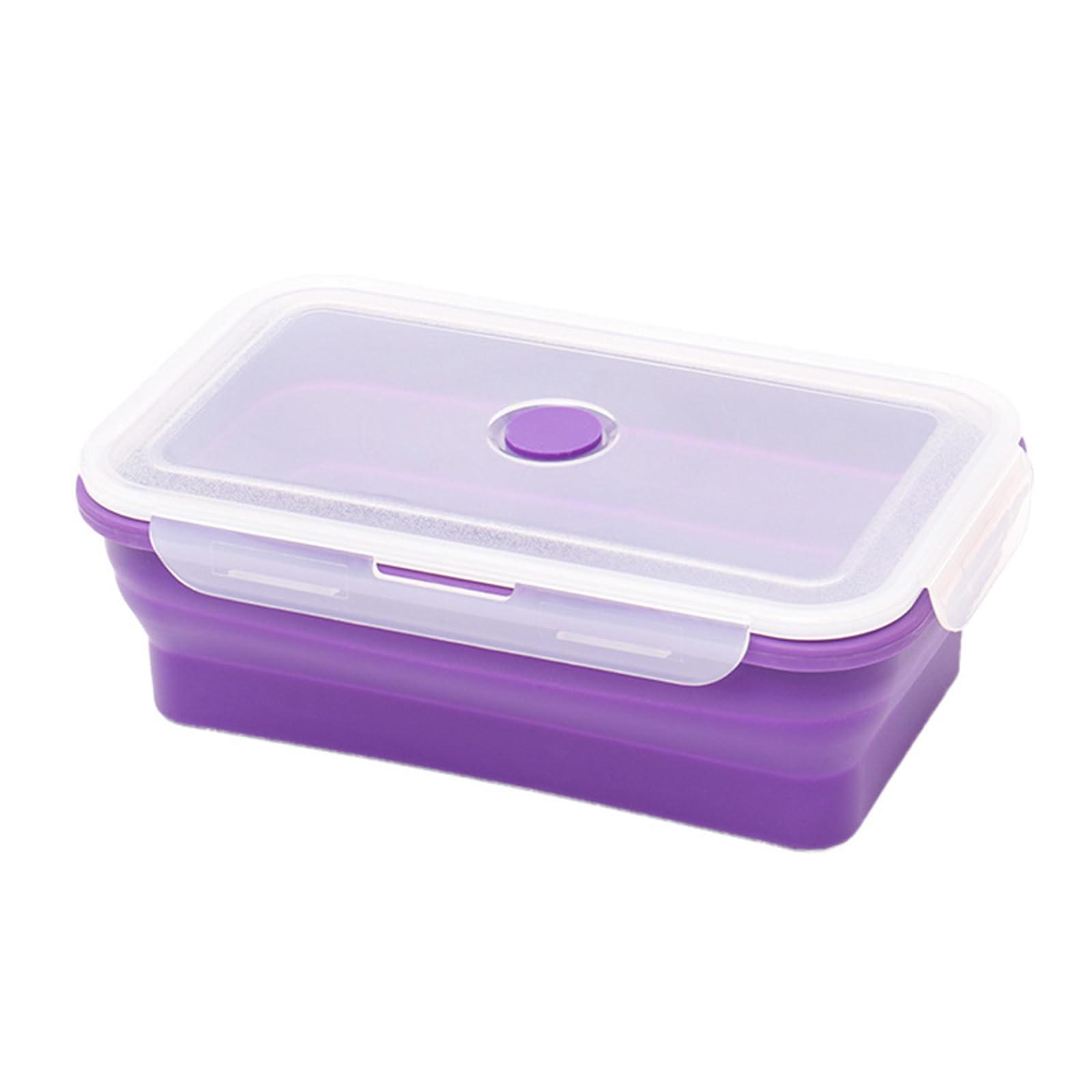 yanwuwa Large Silicone Rectangle Lunch Box Box Folding Food Container Bowl 1780ml / 2450ml for Dinnerware Food Storage Containers for Fridge Large Capacity with Lids Microwave Safe