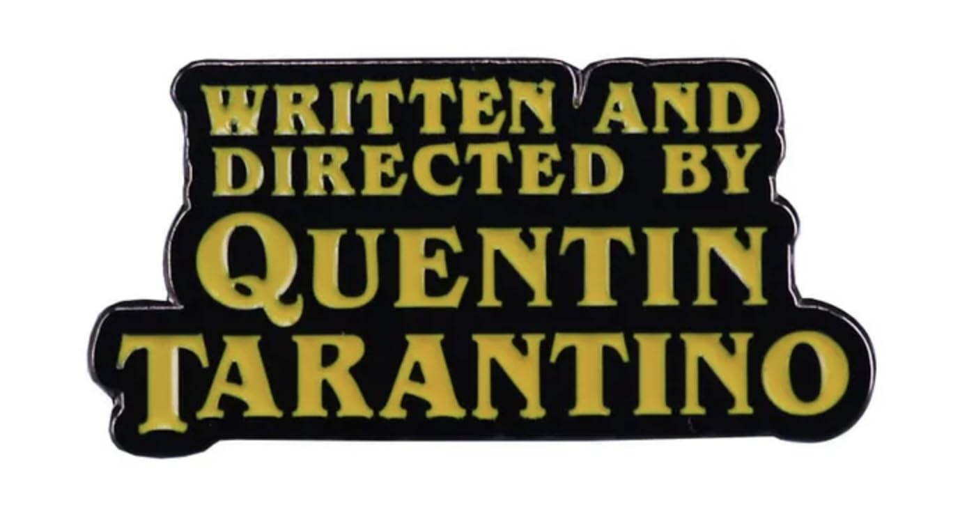 Pin de esmalte de Quentin Tarantino de 3 cm para cinéfilos de Pulp Fiction 4