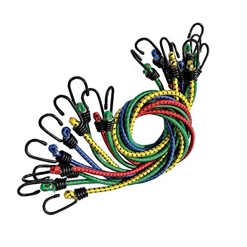 Sandow élastique 80cm avec Crochets - Lot de 10