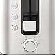 Krups KH442D Control Line Premium Toaster, Edelstahl, 2 kurze Schlitze für 2 Scheiben, Brötchenaufsatz, 6 Bräunungsgrade, 850 W, 23.6 x 32.4 x 20.2 cm, Silber/ Schwarz