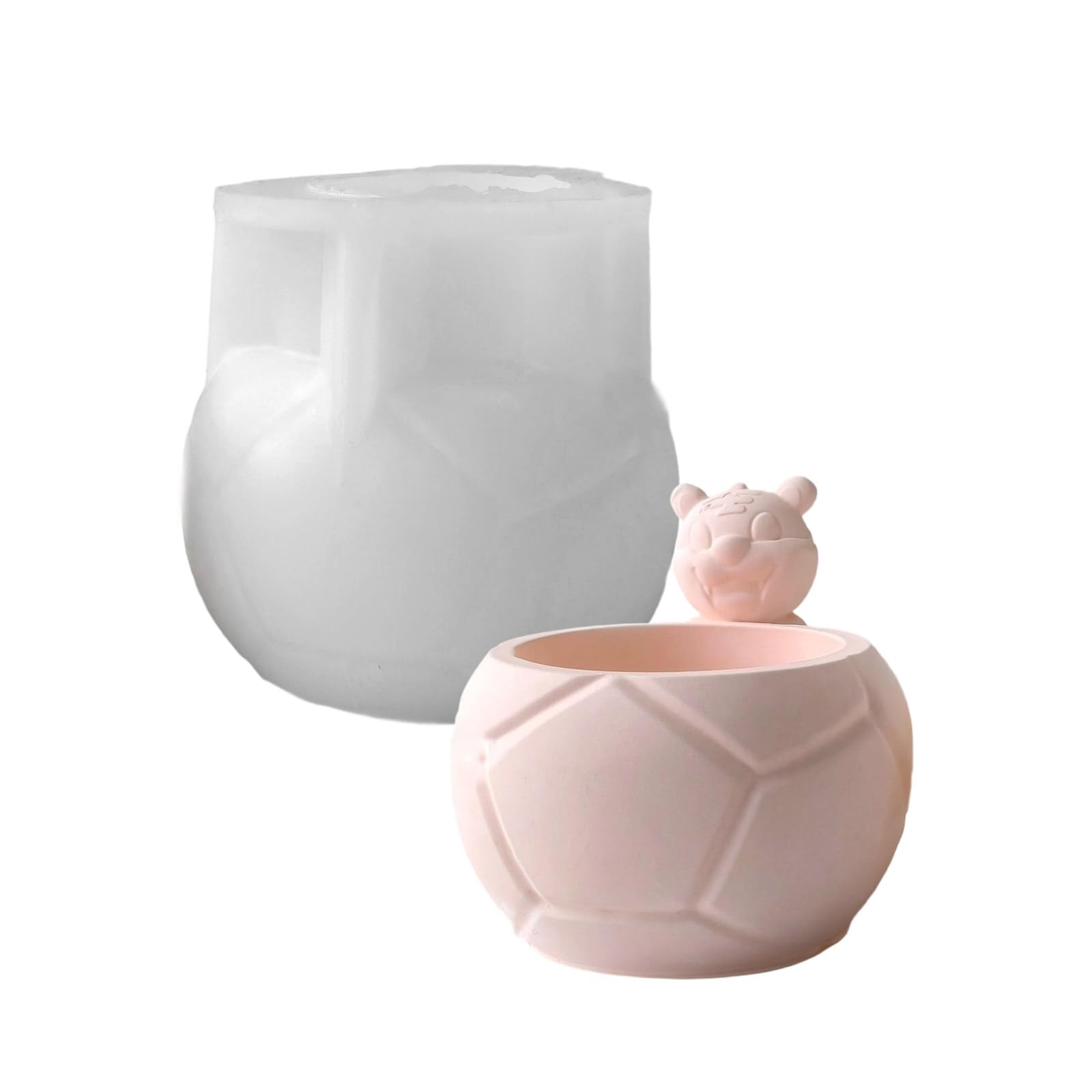 Pot de fleurs en silicone souple pour décoration d'intérieur DIY